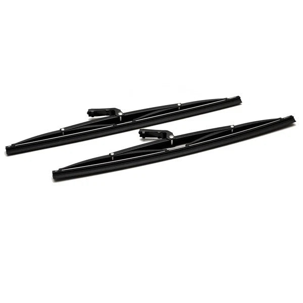 Boat Windshield Wiper Blades - 11 5/8 Inch Black Aluminum (pair)