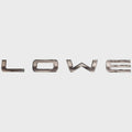 Lowe Boat Brand Decal 2370963 - Sticker Silver Sharpline