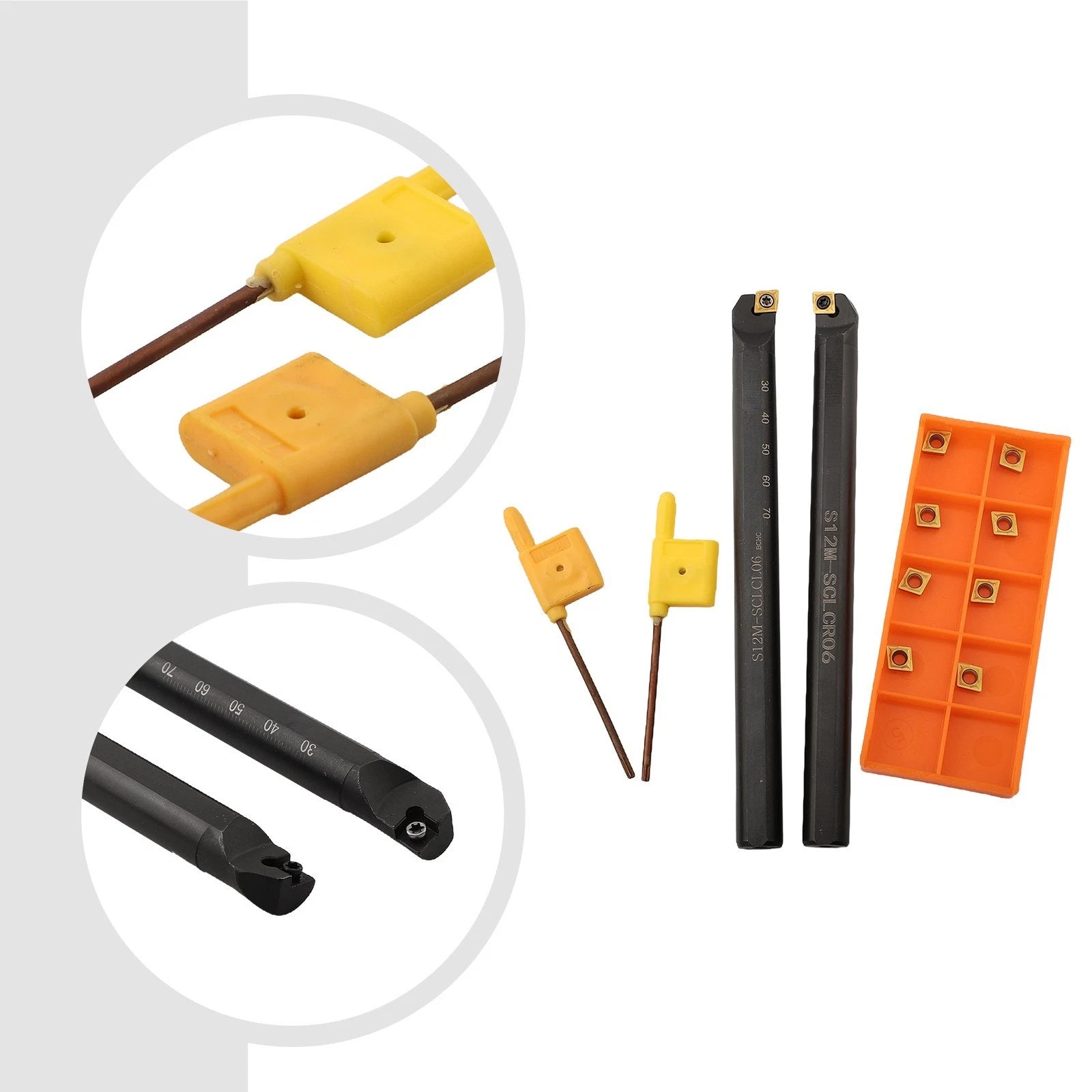Efficient Cutting Tool Holder with 10p CCMT060204 Insert for