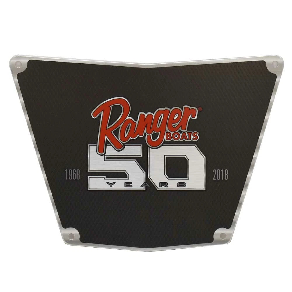 Ranger Boat Badge Plate 7202178 - 50 Year Anniversary Aluminum