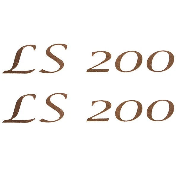 Lowe LS 200 Pontoon Boat Decals 1946970 - Copper Stickers (pair)