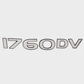 Stratos Boat Raised Emblem Decal 206458 - 1760 DV Sticker Silver Black