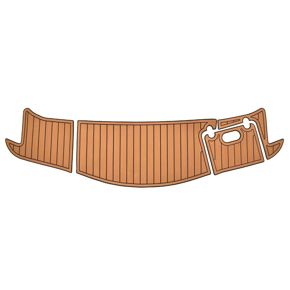 Rinker Boat Non-Skid Mats 2290849 - QX21 Swim Platform Teak (4PC)