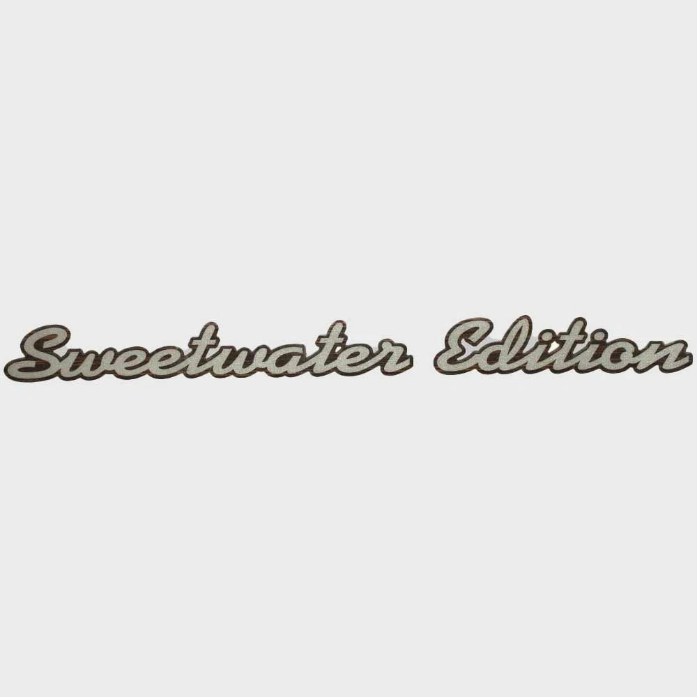 Godfrey Boat Raised Decal U29982-01 - Sweetwater Edition Silver Sticker