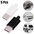 Reliable Reversible USB for C Male Connector for PCB Board Welding Line 5pcs Set