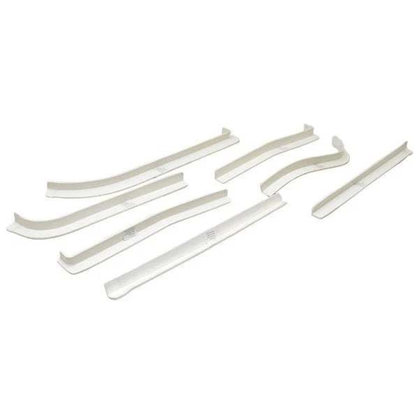 Larson Boat Door Trim Kit 8733-2826 - 927 Cabrio White Plastic (7 PC)
