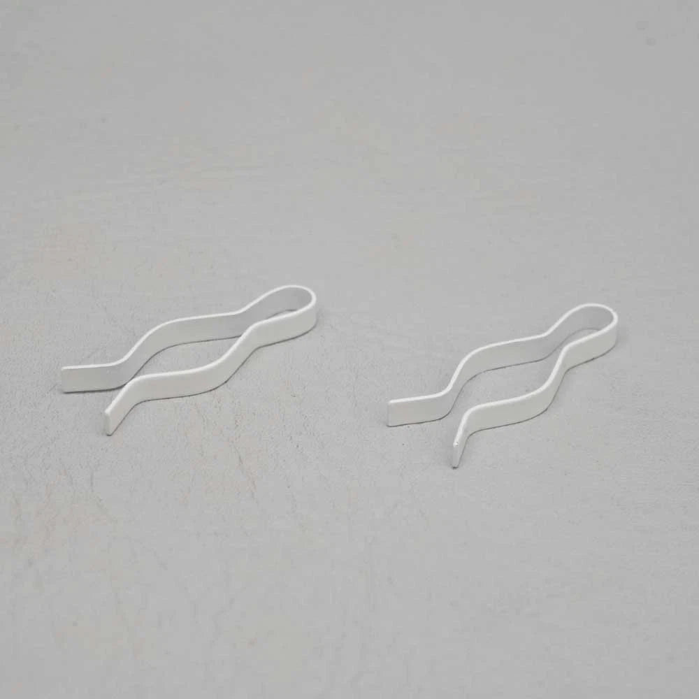 Taylor Made Boat Flag Clips 57997 - 5/8 - 7/8 Inch White (pair)