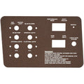 Cobalt Boat Blank Switch Panel 502304WB - Matte Brown Aluminum