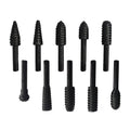 10pcs Rotary Tool Bits for Woodworking Carving Engraving and Slotting Tasks