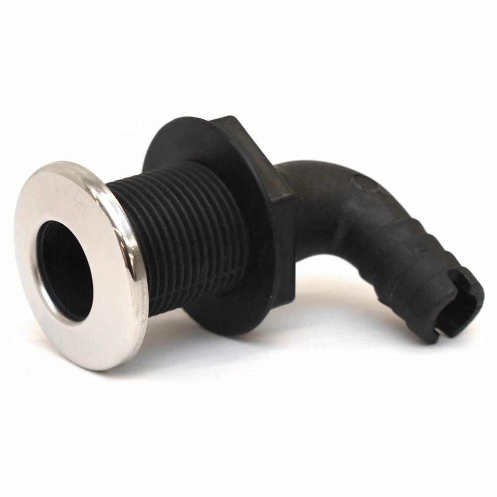 Sea Ray Boat 90 Degree Elbow Thru Hull 1967394 - SS Plastic 3/4 Inch