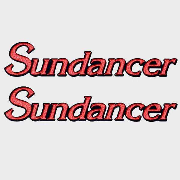 Sea Ray Boat Decal Stickers - Sundancer 23 X 4 3/4 Inch (pair)