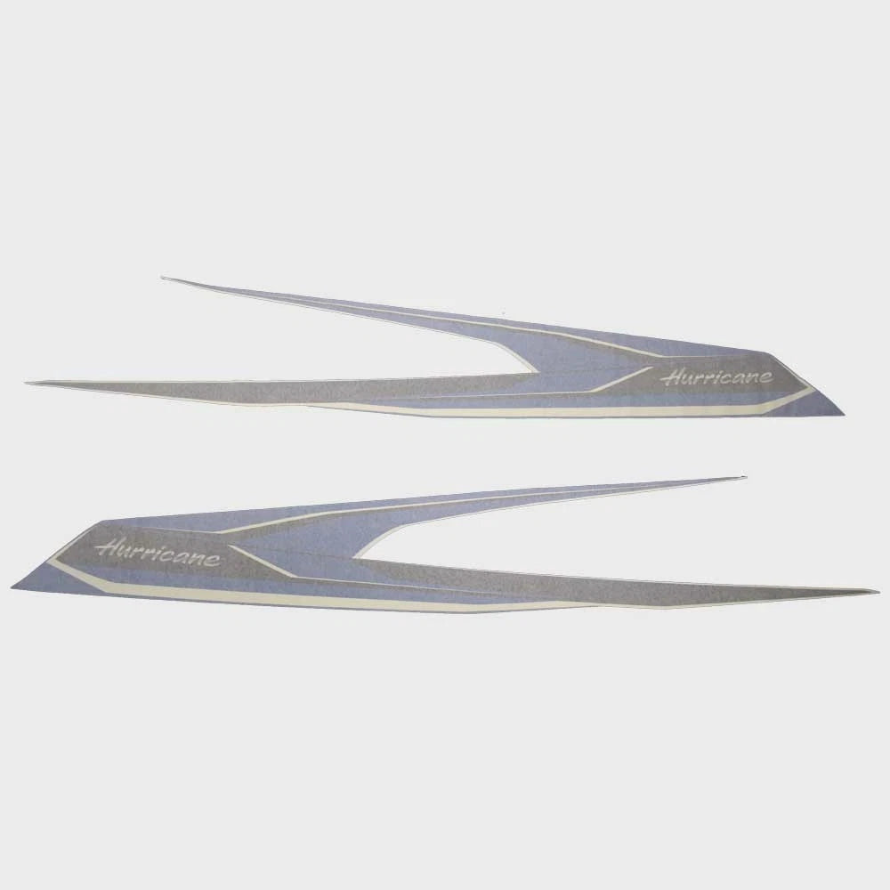 Hurricane Boat Graphic Decals 467033 - SportDeck Vapor Blue (2 PC)