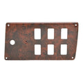 Hurricane SunDeck Boat Rocker Switch Panel Blank 2500084 - Woodgrain