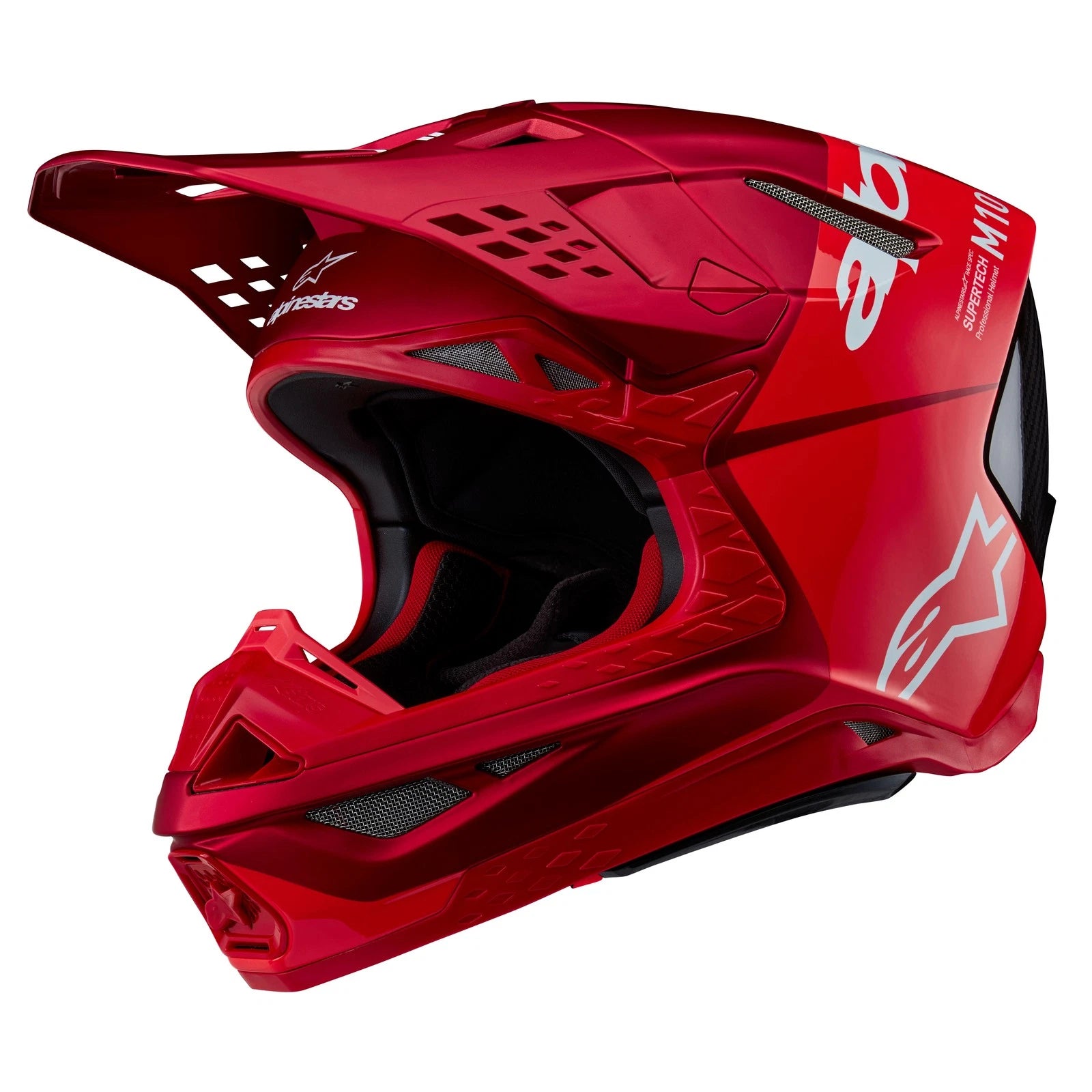 Alpinestars Supertech S M10 Flood Helmet Small Off-Road Motocross Red