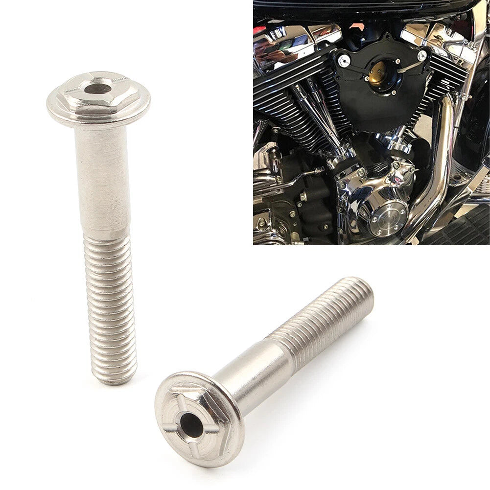 2x Air Cleaner Intake Filter Long Bolts Screw for Harley Touring Softail Dyna