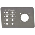 Cobalt Boat Blank Switch Panel 502219SG - Black Aluminum