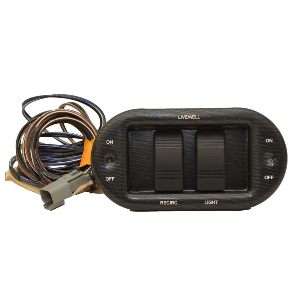 Crestliner Boat Livewell Switch Panel 2076848 - 18 Raptor Gray