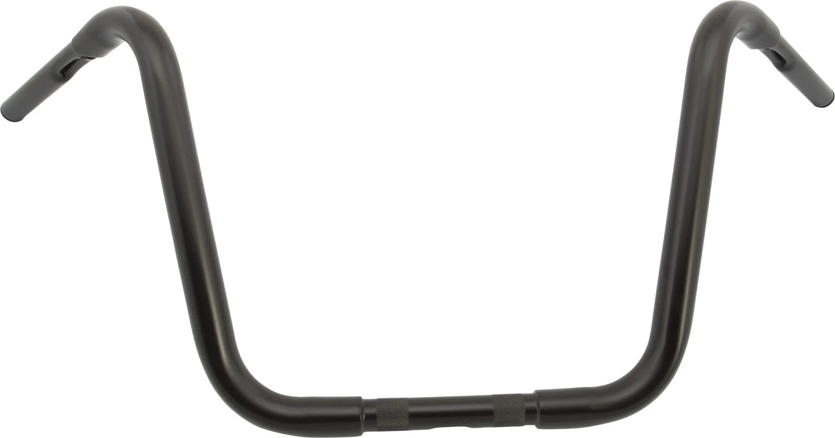 HARDDRIVE 1.25 Inch Ape Hanger Handlebars 14 Inch Black for Harley Models