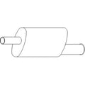 S.14820 Muffler - Vertical Fits John Deere