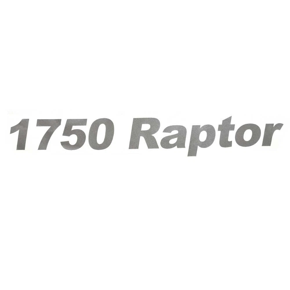 Crestliner Boat Model Decal 2007544 - 1750 Raptor Silver Sticker