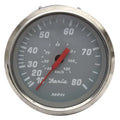 Faria Boat Speedometer Gauge SE9420A - Professional Gray 3 3/8 Inch