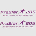 MasterCraft Boat Decals 759925 - ProStar 205 Amethyst Purple (pair)