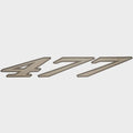 Cruisers Boat Model Decal Sticker V2066400 - 477 Sport Sedan Silver