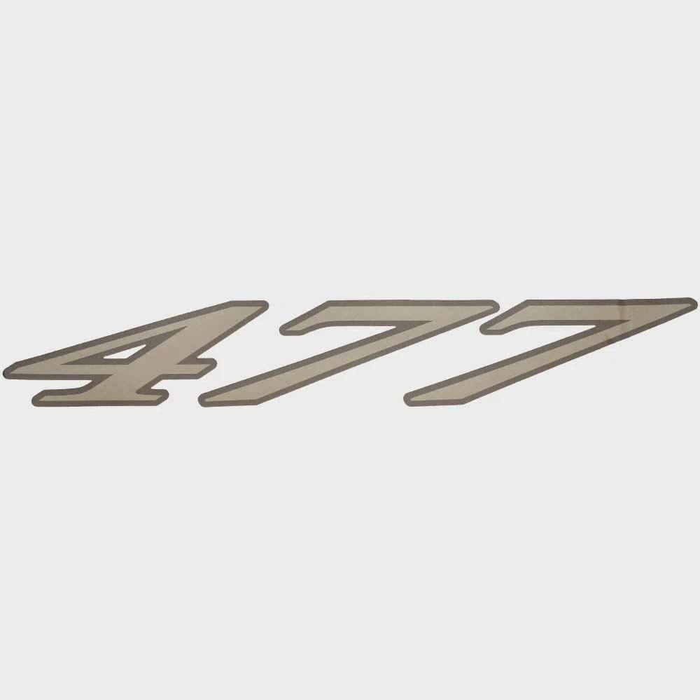 Cruisers Boat Model Decal Sticker V2066400 - 477 Sport Sedan Silver