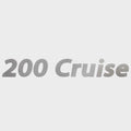 Lowe Boat Emblem Decal 2178370 - 200 Cruise Silver 15 1/4 X 2 1/4 Inch