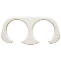 Tracker Boat Dual Cup Holder 127096 - 9 1/2 X 4 1/2 Inch Off-White