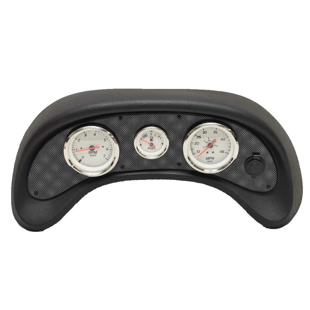 Tracker Boat Gauge Panel 300743 - Lido Elite Faux Carbon