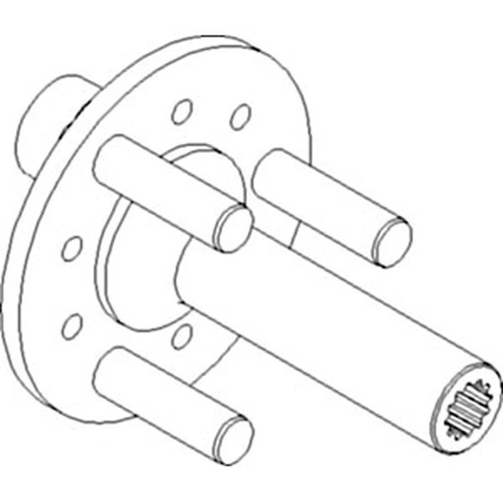 188846C2 Hub Assembly Rotor Drive Pulley Fits Case IH 1620 1680 ++ Combines