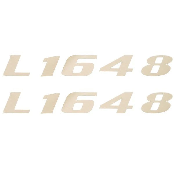 Lowe Boat Brand Decal 1823532 - Ivory 9 1/2 X 1 Inch L 1648 (pair)