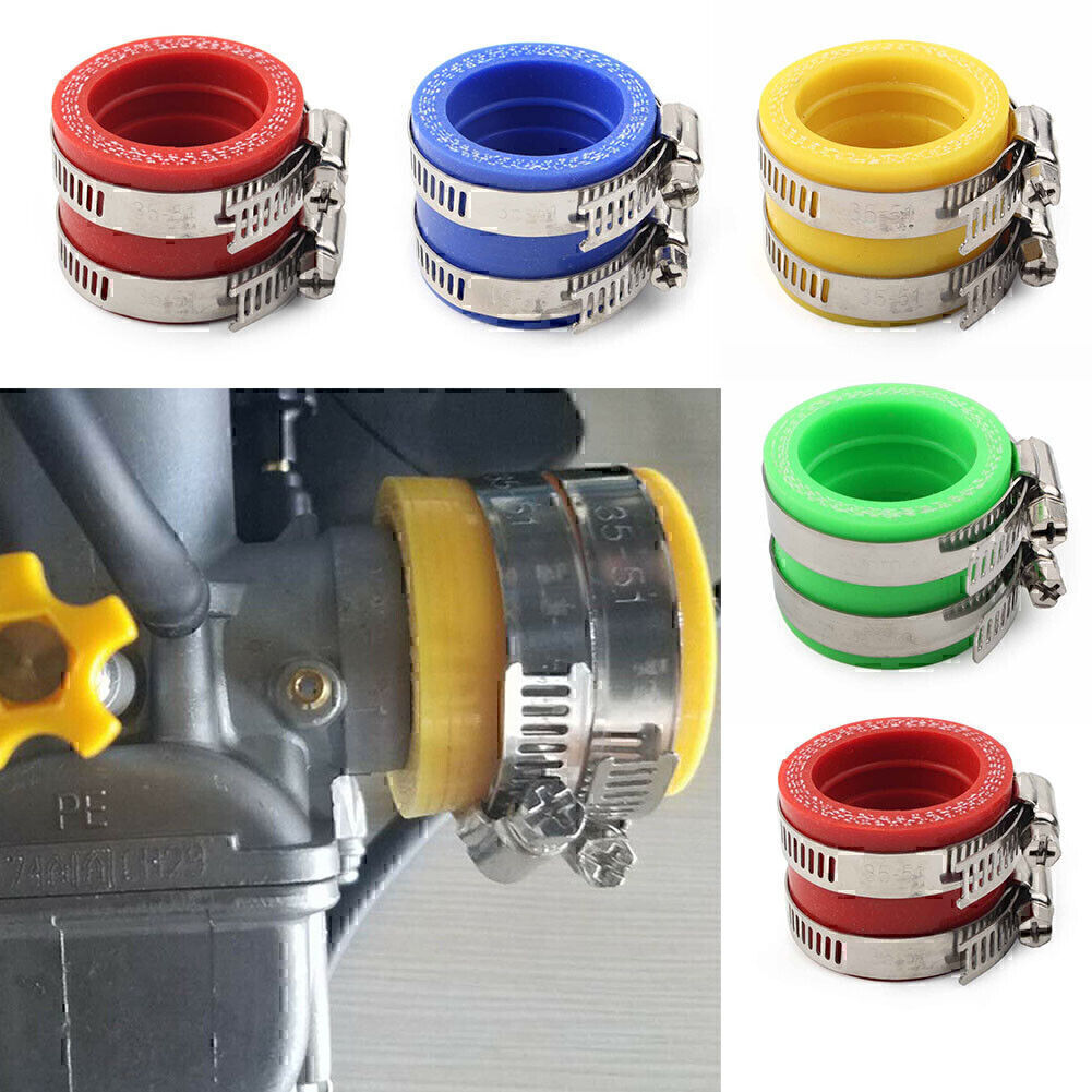 Carburetor Rubber Adapter Intake Manifold for OKO PWK 28/30mm 1PC Red