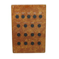 Boat Push Button Breaker Panel - Woodgrain Plastic