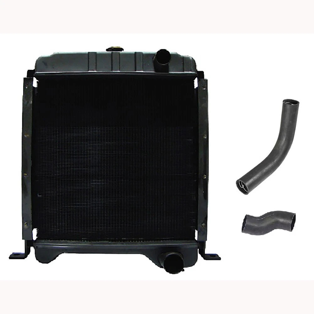 301877A2 Radiator with Upper & Lower Hoses Fits Case Skid Steer Loader 1840 1845
