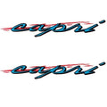 Bayliner Boat Emblem Decal Stickers - Capri OEM (pair)