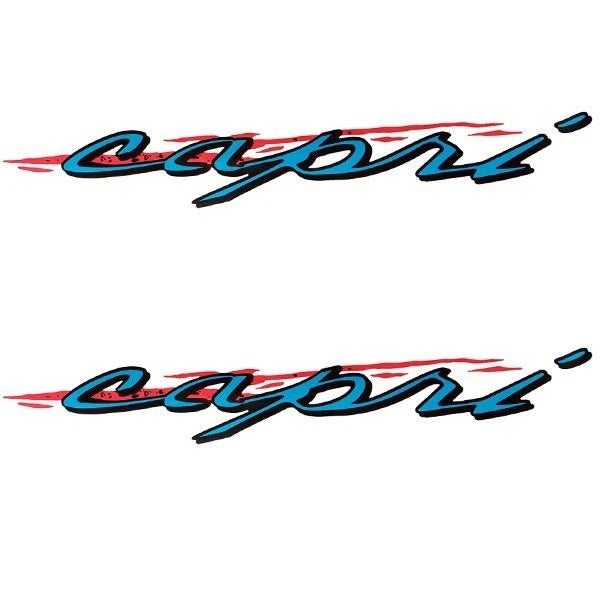 Bayliner Boat Emblem Decal Stickers - Capri OEM (pair)