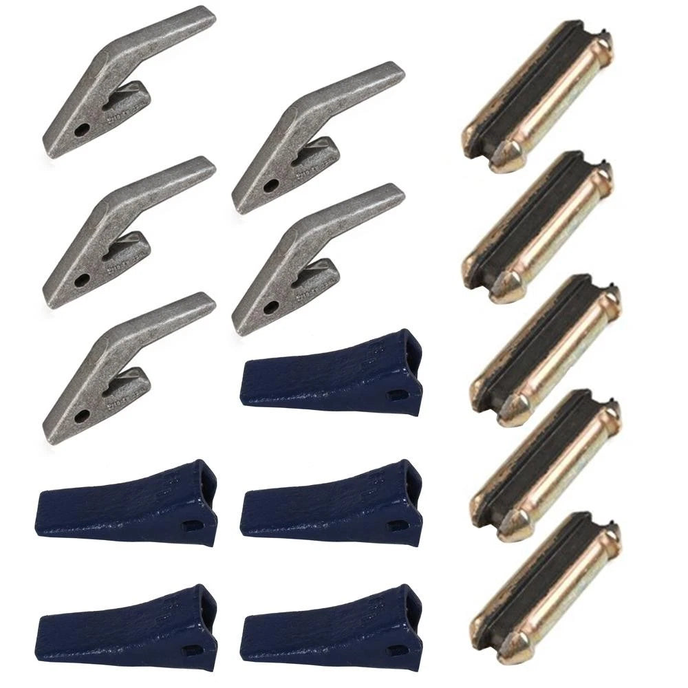 5 BUCKET TEETH PINS Fits John Deere MINI EX Fits Case 23FP 23PN D51750 TF23D