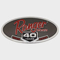 Ranger Boat Raised Decal 206310 - 40 Years Plastic Emblem Sticker