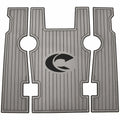 Crestliner Boat Non-Skid Mats 2357196 - 1750 Super Hawk Gray (3PC)