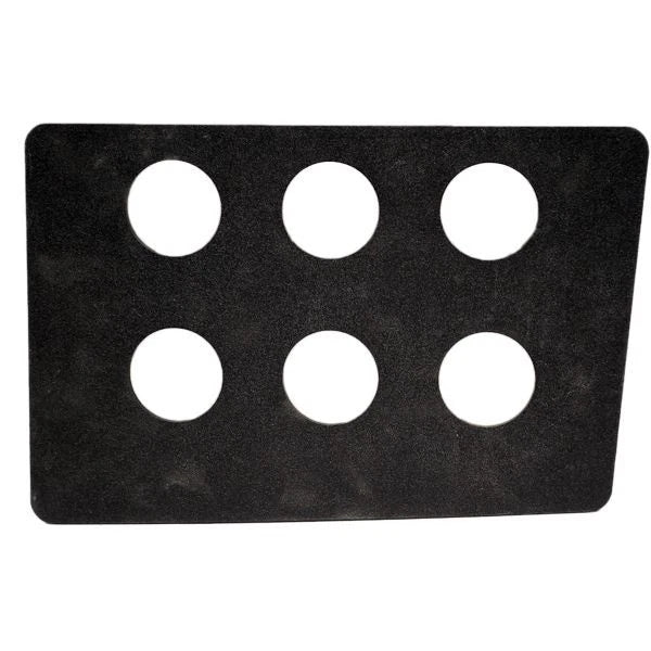 Tracker Boat Blank Gauge Panel 160095 - 12 7/8 X 8 1/2 Inch Black