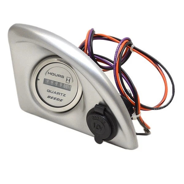 Skier's Choice Boat Gauge Panel 104213 - Hour Meter 6 X 4 Inch 12V