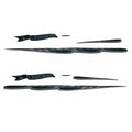 Larson Boat Decal Kit 119247-04 - SEI Green Black Gray White (8 PC)