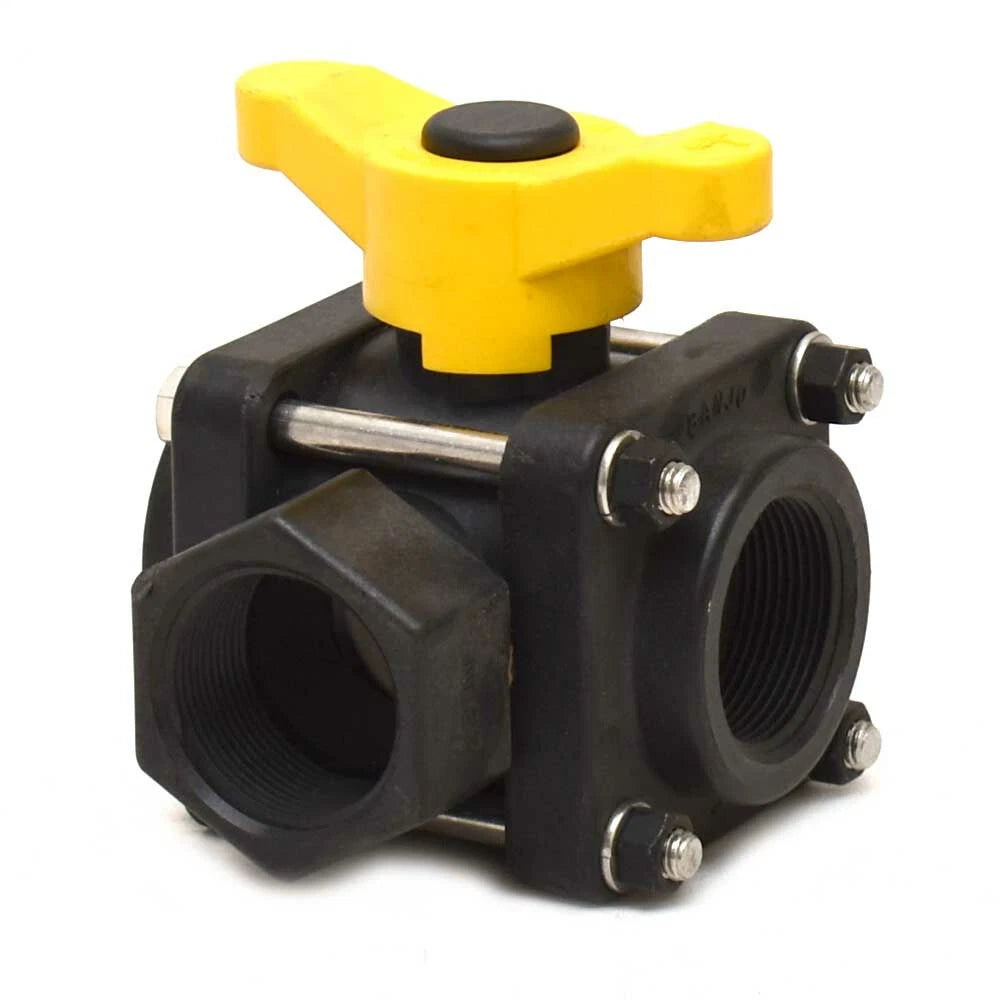 Banjo Valves Boat 3-Way Valve 600344491 - 2 Inch Threaded