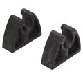 Perko Boat Pole Light Storage Clips 477-000 BLK - 3/4 Inch (pair)