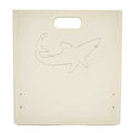 Mako Boat Seat Backing Panel 188013 - Jump M21 CC Off White Starboard