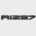 Ski Centurion Boat Raised Decal U33475-01 - RI257 Silver Black 12 Inch