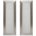 Tiara Boat Cabinet Doors 5350237 - Satin Glass - Aluminum (pair)