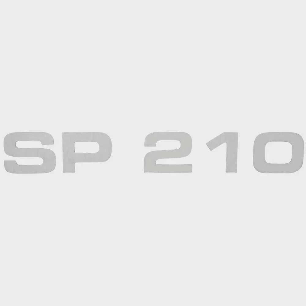 Sea-Doo Boat Raised Decal 162398-01 - SP 210 Silver Sticker